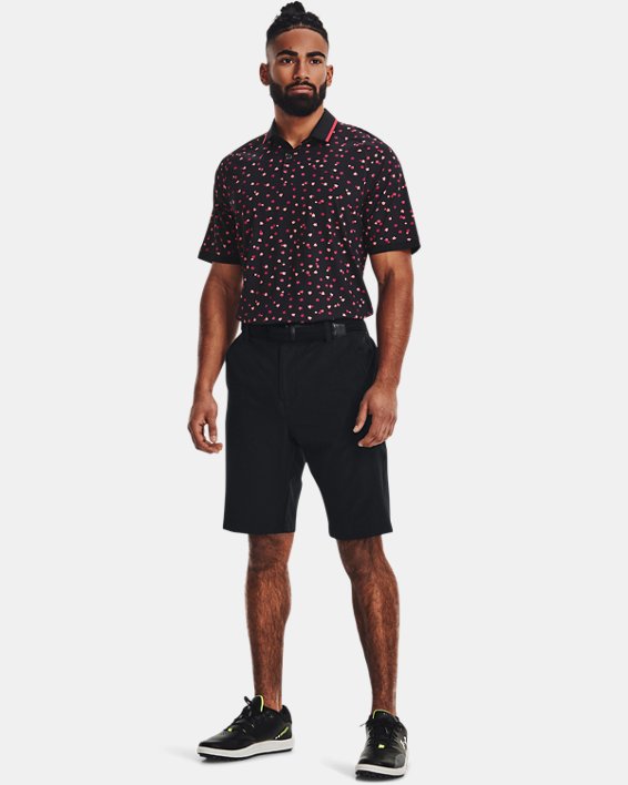Men's UA Iso-Chill Floral Polo in Black image number 2